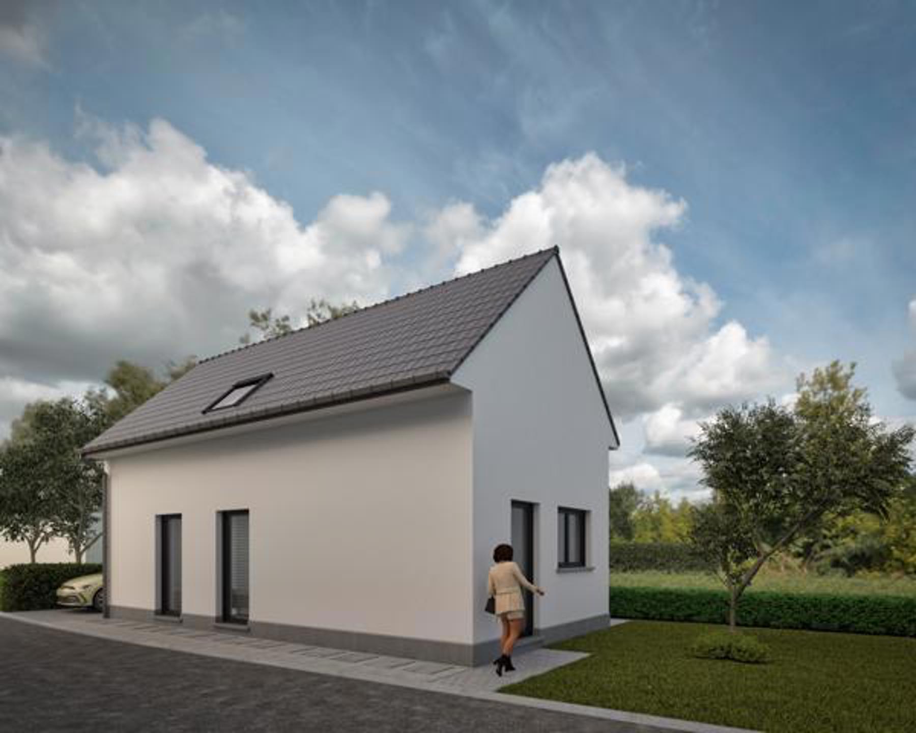 Nieuwbouwwoning met 2 slpk en tuin in Sint-Lievens-Houtem ! - foto 2