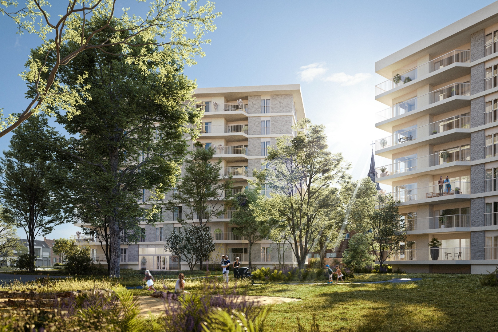 Appartement met twee slaapkamers en ruim terras - foto 1