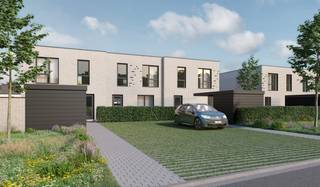 In dit nieuw woonproject gelegen aan de Koekoekstraat starten we de 2de fase met 6 nieuwe woningen.<br />Er is de nodige aandacht geschonken aan de architectuur om één harmonieus geheel te vormen met de eerste fase en appartementen rond het groene binnenplein.<br />Deze woning op lot 12 is een gelegen<span> </span>op een zuidwest gericht perceel van<span> 186m².</span><br /><strong>GLVL:</strong> inkom met ruimte voor vestiaire, wc. Vanuit de living met mogelijkheid voor bureauhoek heb je een splitlevel naar een zeer lichtrijke volledig ingerichte keuken met eiland en eetkamer. De grote raampartij en hoge plafonds zorgen voor unieke beleving met zicht op de tuin.<br /><strong>1Ste VERD</strong>: drie<span> slpks,wc, badkamer ingericht met ligbad, douche en badmeubel met dubbele lavabo </span>en berging.<br />De woning beschikt over een aangelegde parkeerplaats voor de deur. We voorzien vooraan een tuinberging per woning en een fietsenstalling. De woning kan achteraan ontsloten worden via een tuinpoortje.<br /><br /><strong>De interieurafwerking van uw woning gebeurt volledig volgens uw wensen.</strong><strong> </strong>Reken hiervoor op begeleiding, ondersteuning én expertise van ons team en partners. Energiezuinige woning (=A+ Label!) dankzij het doorgedreven isolatiepakket, vloerverwarming (+ koeling), ventilatiesysteem D en pakket zonnepanelen. Samen met de regenwaterput van 10.000L voldoet deze woning aan alle normen voor de toekomst.<br />De prijs is excl. btw en kosten. Download de brochure op https://durabrik.immo/nijlen-zavelweg<br />Heb je vragen? Contacteer dan je bouwadviseur via 09 280 60 60 of mail naar info@durabrik.be.<br />Plan je bezoek aan onze <span>kijkwoning ter plaatse </span>: https://www.durabrik.be/nl/kijkwoningen/nijlen-zavelweg<br /><br />* Afbeeldingen zijn indicatief