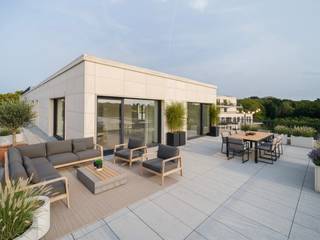 IIdeaal gelegen tussen het Observatorium en de Avenue de Fré, in het "Domaine de l'Observatoire", nieuw penthouse met 3 slaapkamers, een...