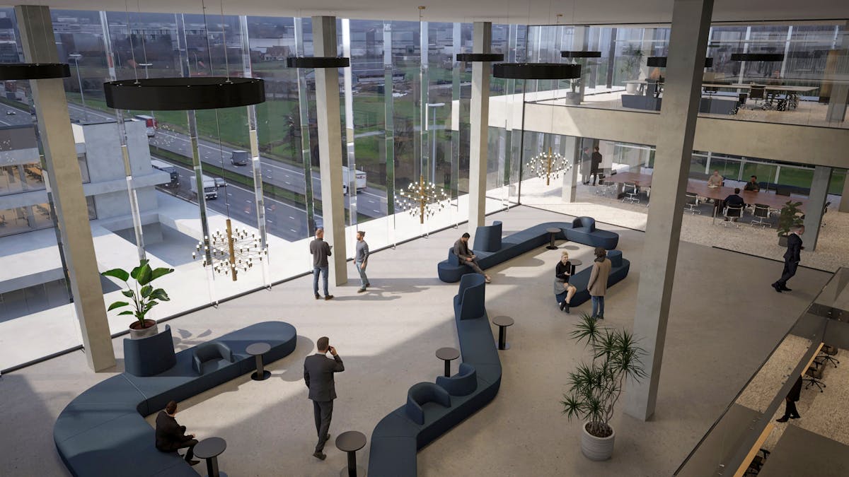 Kantoor van ca. 1.323 m² te huur in "The Edge" in Waregem - foto 1