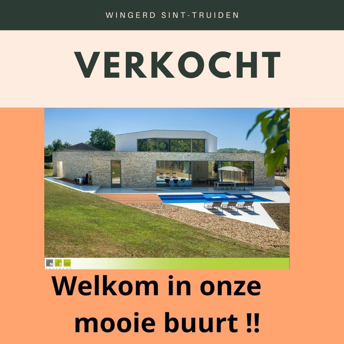 PRACHTIGE VILLA MET ZWEMBAD, ZEER RUSTIG GELEGEN OP MAAR LIEFST 95A TE GELINDEN, GEBOUWD IN 2022