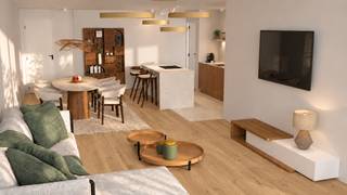 Residentie Christiane is een stijlvolle en kleinschalige nieuwbouwresidentie met slechts vijf exclusieve appartementen, centraal gelegen in de A. Rodenbachlaan in De Haan. Je woont op wandelafstand van de gezellige winkelstraat, het openbaar vervoer, de Concessiewijk, de Duinbossen en het strand. Dankzij de vlotte verbindingen bereik je Brugge, Oostende en Blankenberge in amper 20 minuten.

De appartementen worden sleutel-op-de-deur afgewerkt volgens de plannen en het lastenboek. Een uitzonderlijke troef is de 'koop nu, betaal pas bij oplevering'-formule. Je betaalt de volledige aankoopsom pas na de oplevering, waardoor je tijdens de bouw geen kapitaal hoeft vrij te maken. Aankoop aan 6% btw mogelijk. 

De residentie omvat ruime tweeslaapkamerappartementen van 95 tot 97 m², telkens voorzien van een zonnig terras. Het gelijkvloerse appartement beschikt bovendien over een privatieve tuin. De appartementen op de 2de verdieping zijn reeds verkocht. Verplichte aankoop van een bovengrondse staanplaats, en een gemeenschappelijke fietsenberging op de gelijkvloerse verdieping.

Duurzaamheid staat hier centraal. De appartementen zijn energieneutraal (E-peil 0) en uitgerust met een lucht-waterwarmtepomp, vloerverwarming en zonnepanelen. Grote raampartijen zorgen voor een lichtrijke woonomgeving en een aangenaam wooncomfort met lage energiekosten.

De oplevering is voorzien tegen zomer 2027. 

Wens je meer info over deze residentie? Contacteer ons via 050 70 81 74 of hello@keyimmo.be.