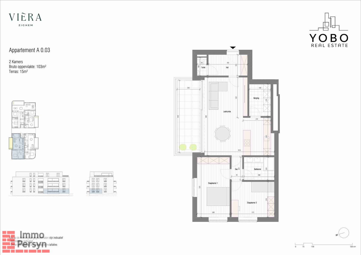 Appartement à vendre à Zichem avec 2 chambres - photo 2