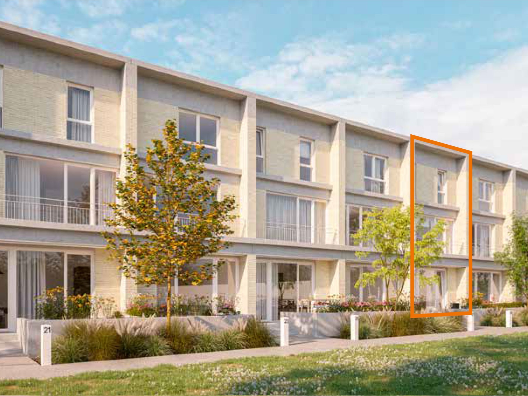 W8 Energiezuinige woning met 3 slaapkamers en groot terras - foto 1