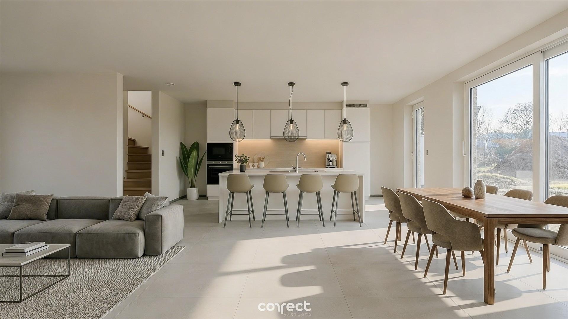 Moderne halfopen nieuwbouwwoning met een grote bew. opp. van 200 m². - foto 4