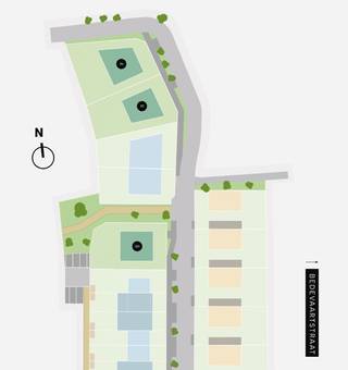 Deze bouwgrond (lot 116)  van 528 m² met ideale zuidwestelijke oriëntatie om te genieten van een gezellige middag- en avondzon in de tuin is...