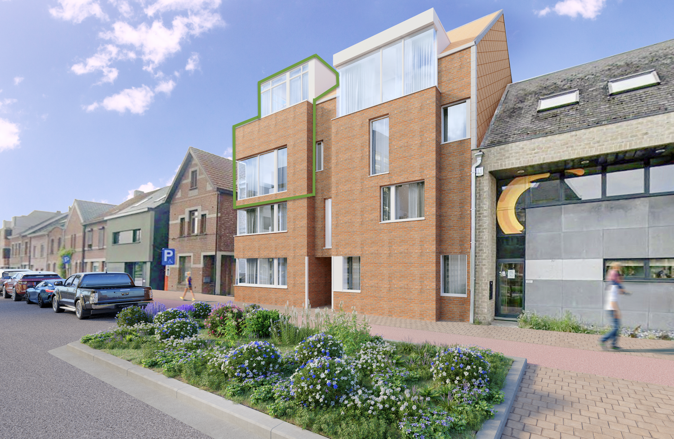 Nieuwbouwduplexappartement met 3 slpk en ruim terras aan 6% BTW - foto 1