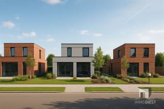PROJECTGROND  MET BOUWVERGUNNING voor 3 woningen open bebouwing + Magazijn  van ca. 600m2 - KATTESTRAAT 12  LAAKDAL 3 loten, 3 woningen...
