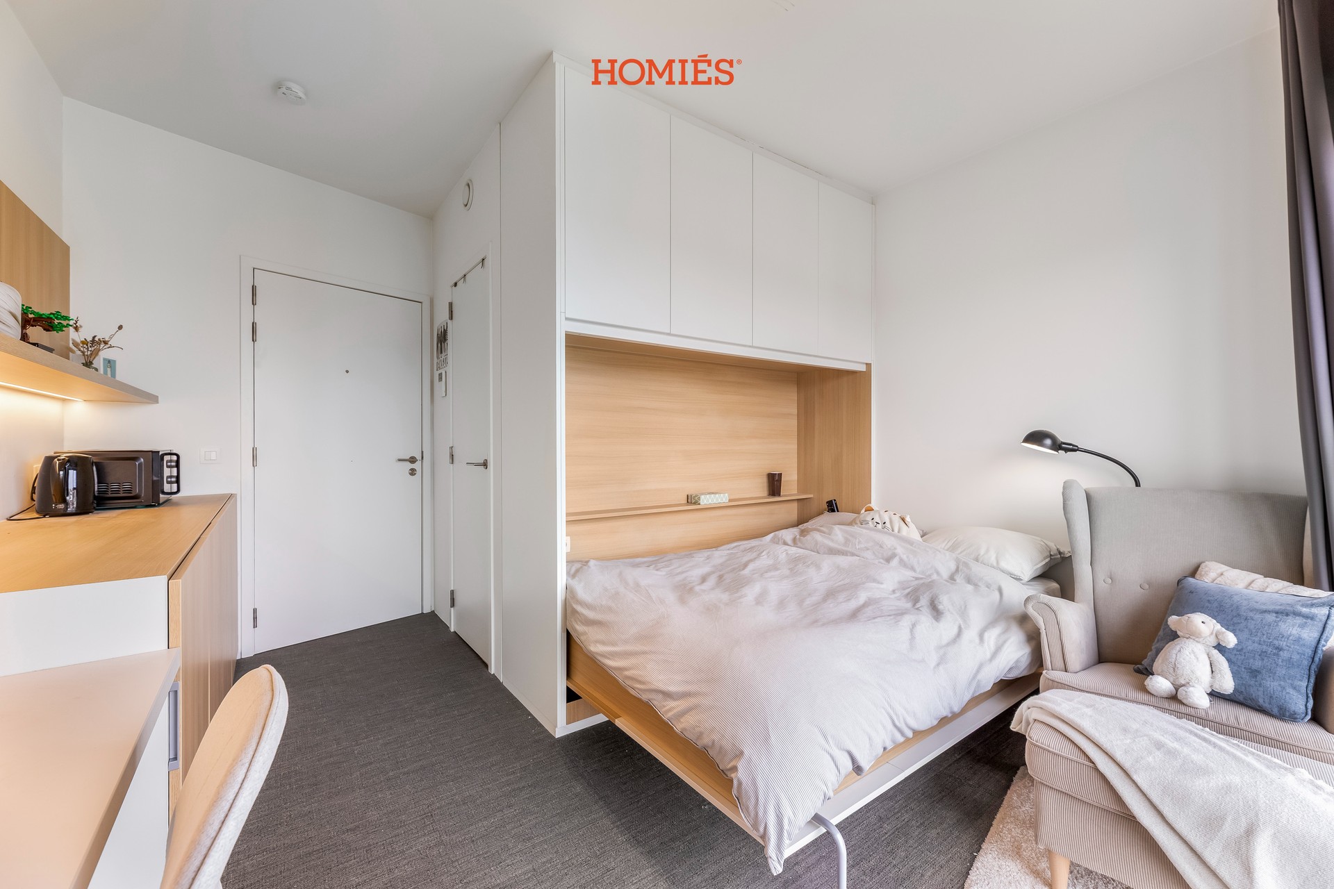 Instapklare studentenkamer met eigen sanitair op topligging - foto 5