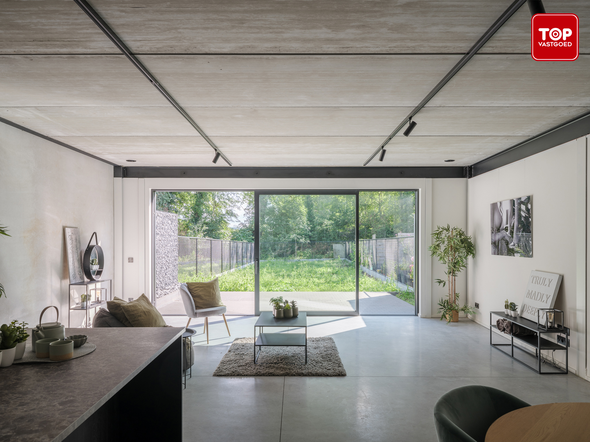 Energiezuinige (A+) designwoning met 3 slaapkamers, zonnige tuin en luxueuze betonafwerking in Vlierzele - foto 1