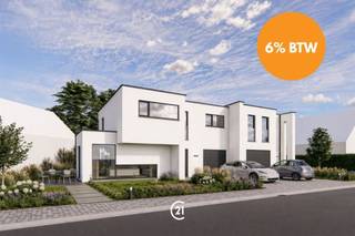 <p>Bent u op zoek naar een stijlvolle nieuwbouwwoning die u nog naar eigen smaak kan afwerken?<br />Dan is deze moderne gezinswoning zeker het ontdekken waard.<br />De bouwwerken werden reeds aangevat.                                                                                                                                                                  Deze woning omvat een vergevorderde afwerkingsgraad met mogelijkheid tot eigen materiaal-en stijlkeuzes.</p><p>De woning zal op het gelijkvloers beschikken over een inkomhal met apart gastentoilet, een lichtrijke leefruimte met open keuken en zicht op de gezellige tuin.<br />Eveneens biedt het pand een inpandige garage. <br />Op de eerste verdieping bevinden zich drie volwaardige slaapkamers, een badkamer en een apart toilet.</p><p>Extra troef: Dankzij het principe van sloop en heropbouw kan u, mits het voldoen aan de voorwaarden, genieten van het gunstige btw-tarief van 6%.</p><p>Een ideale opportuniteit voor wie op zoek is naar een energiezuinige en moderne gezinswoning op een vlot bereikbare locatie in Wetteren.<br />Interesse? Contacteer ons snel voor meer informatie!</p>