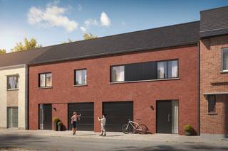 Hectaar bouwt 2 energiezuinige nieuwbouwwoningen op een rustige maar centrale ligging in Buggenhout. <br />De woning is gelegen in een rustige straat maar toch zeer centraal nabij verschillende winkels, een lagere school en rechtstreeks verbinding naar alle invalswegen. Ideaal voor mensen die bereikbaarheid zoeken maar vooral rust.<br /><br />Bij elke woning krijgt de koper de kans om volledig inspraak te hebben in de inrichting en afwerking van de woning. In samenspraak met onze betrouwbare partnerleveranciers kies je zelf de materialen en afwerking volgens smaak en budget – zo maak je van deze woning écht jouw thuis.<br /><br /><strong>Indeling Lot 07:</strong><br />Gelijkvloers: Inkomhal met gastentoilet, ruime leefruimte met open keuken en een inpandige garage<br />Verdieping: Nachthal met apart toilet, 3 ruime slaapkamers (16,7m² - 14m² - 13,1m²), badkamer uitgerust met ligbad, inloopdouche en dubbele lavabomeubel (10,58m²)<br />Zolder: Toegankelijk via het zolderluik - ideaal als extra opbergruimte/uitbreiding (35m²)<br /><br /><strong>Troeven van deze woning:</strong>
<ul>
	<li>Energiezuinig wonen</li>
	<li>Lucht/water warmtepomp, zonnepanelen en vloerverwarming </li>
	<li>West gerichte tuin</li>
	<li>Regenwaterput 7.500l aangesloten op toiletten/wasmachine/buitenkraan</li>
	<li>Inpandige garage</li>
</ul>
Wens je meer informatie, contacteer ons voor meer informatie of een afspraak op kantoor te Asse. Plannen kan u terugvinden via www.hectaar.be<br />(Foto's zijn referentiebeelden van voorgaande projecten)
