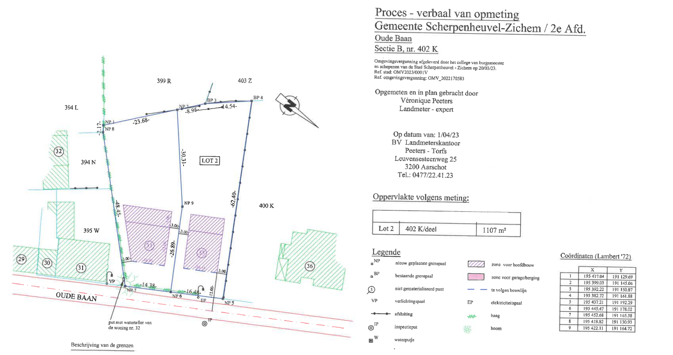 Bouwgrond open bebouwing in Scherpenheuvel-Zichem (1.105 m²) - foto 2