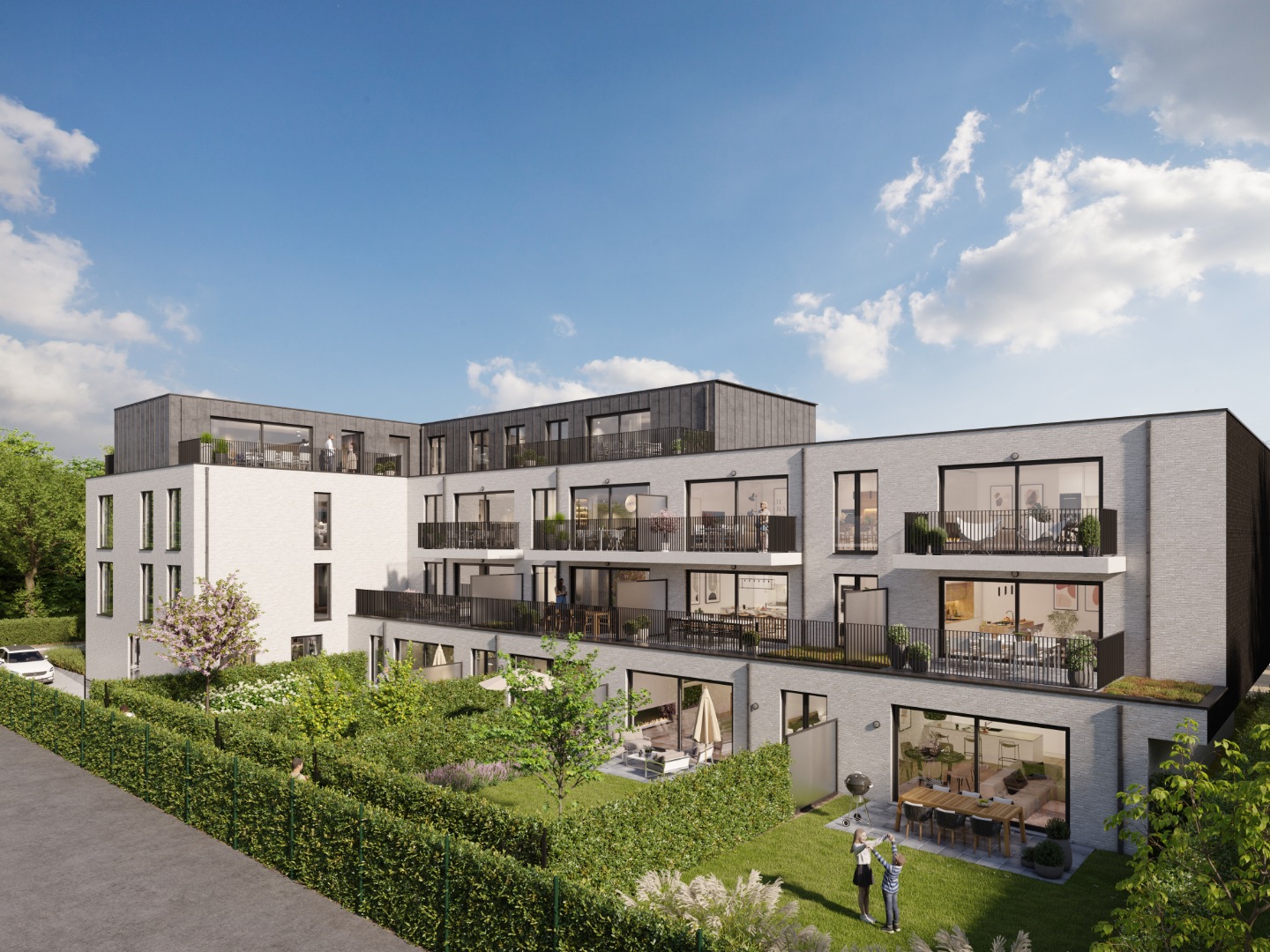 Een slaapkamer met dressing 65 m², terras 9 m², 2de verdieping - foto 5