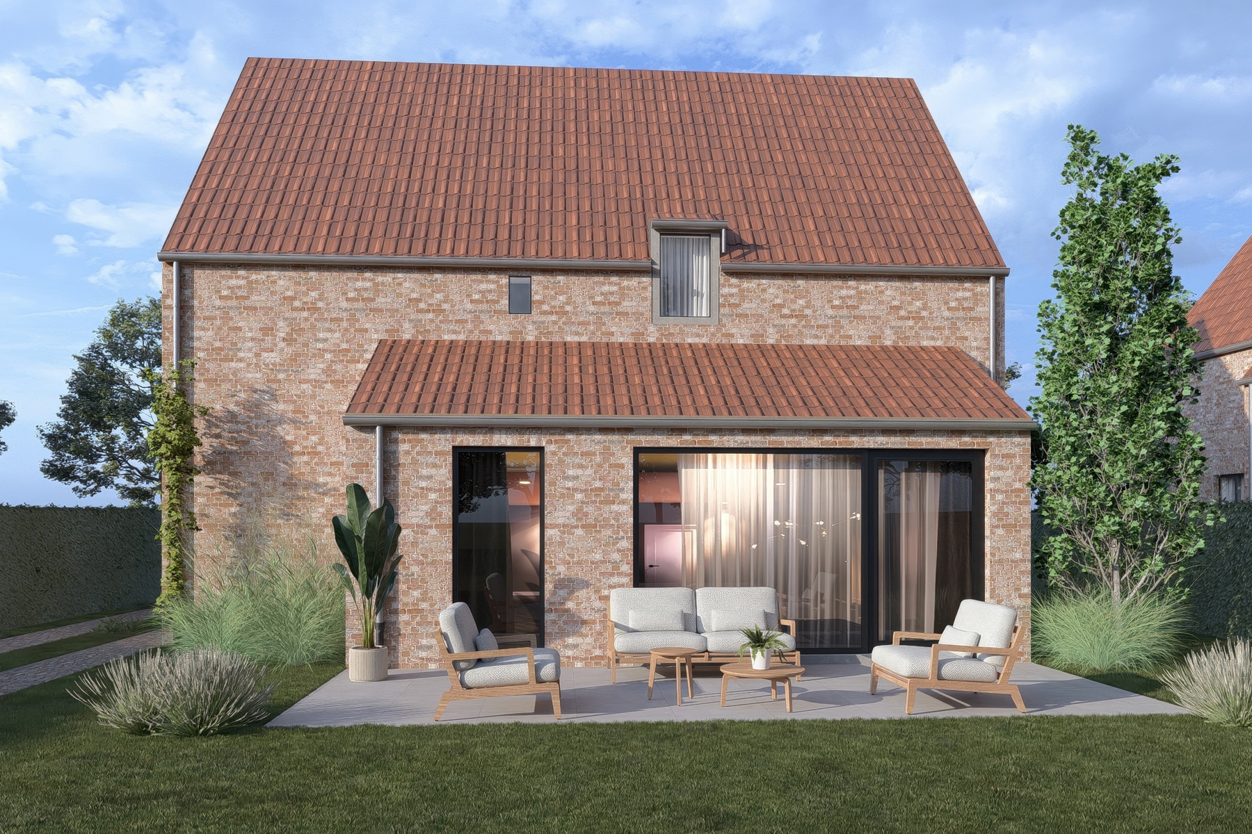 Alleenstaande nieuwbouwvilla (4 slpks) op landelijke ligging - foto 5