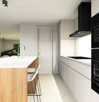 Halfopen woning in ideale ligging in de volledige rust!  De woning bestaat uit ruime living, keuken met AEG-toestellen en berging, een...