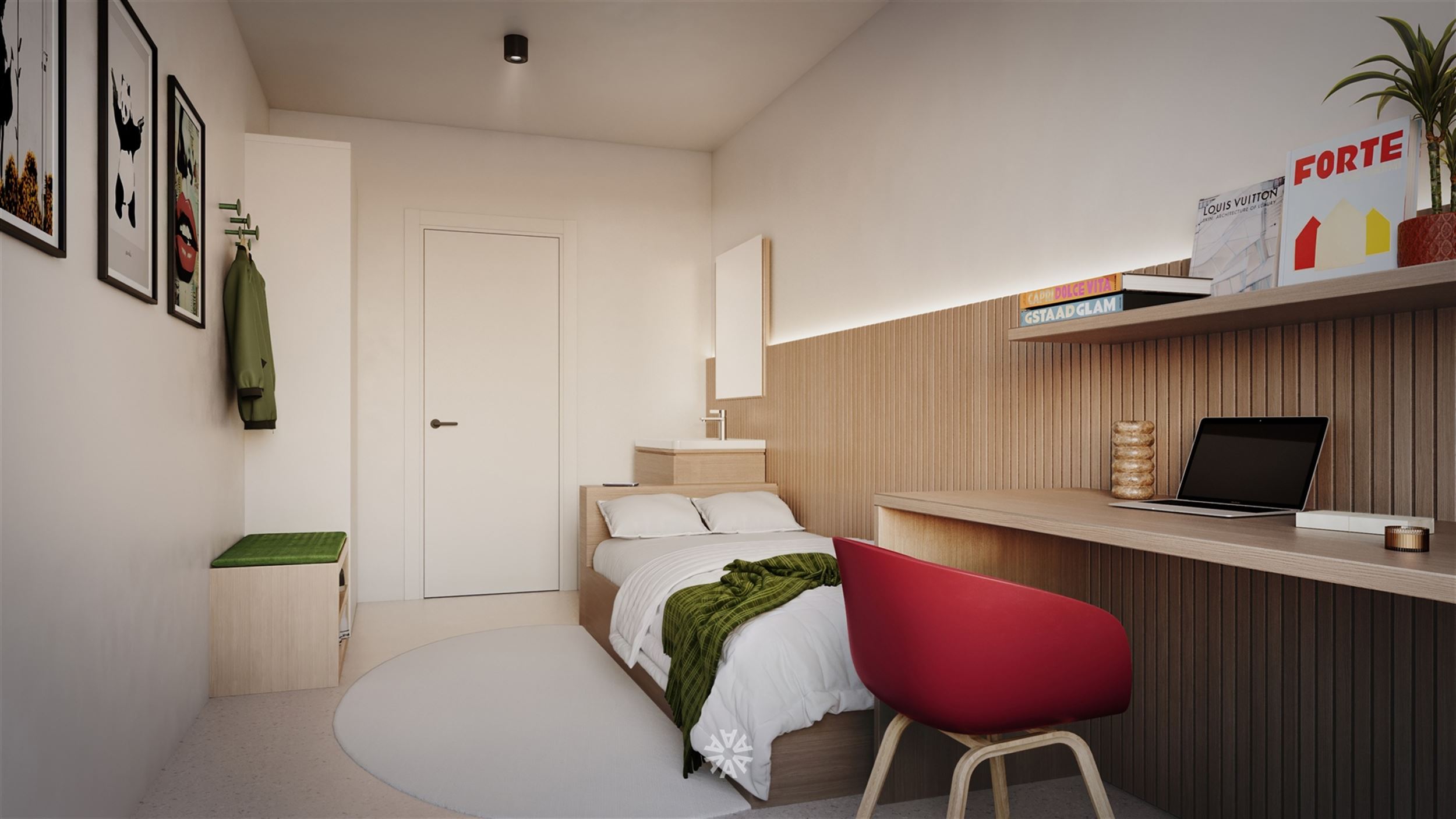 59 high-end student rooms in vibrant center of Ghent - Sale by unit - photo 4