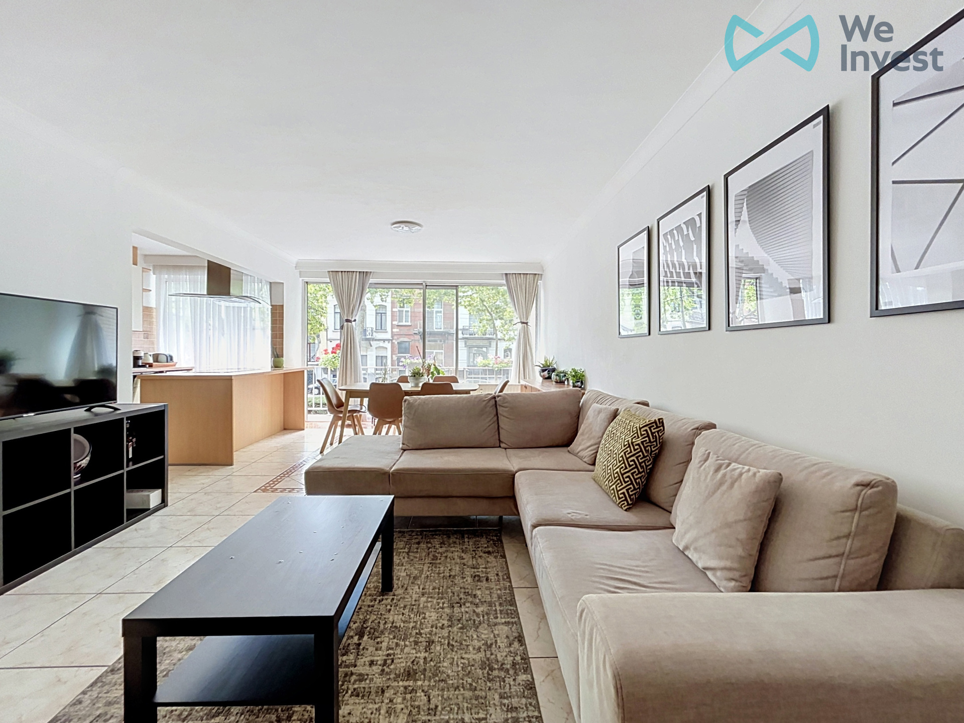 Prachtig gemeubileerd appartement met 2 slaapkamers en tuin - foto 4
