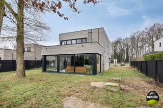 Deze ruime gezinswoning met 3 volwaardige slaapkamers en 2 badkamers werd gebouwd in 2022 en is volledig mee met de nieuwste bouwtechnieken: geothermische warmtepomp, 24 zonnepanelen, vloerverwarming (mét passieve koeling!) doorheen de gehéle woning, driedubbele beglazing, ventilatiesysteem, laadpaal,…<br /><br />Gelegen in een rustige en autoluwe straat net buiten het centrum van Genk biedt deze nieuwbouwwoning u alle comfort en ook flink wat ruimte. Met ruim 200m² bewoonbare oppervlakte én een kelder is er aan plaats geen gebrek! De woning is gelegen op een zuidoostelijk georiënteerde perceel van 6,17 are.<br />Betreden doen we de woning via de ruime inkomhal met plaats voor een vestiaire en een apart toilet. De volledig uitgeruste keuken, met kookeiland en voorzien van kwalitatieve Miele-toestellen, loopt naadloos over in de open leefruimte die door de grote raampartijen geniet van veel natuurlijke lichtinval. De plafondhoogte van 2m75 draagt alleen maar bij tot het ruimtelijk gevoel. Praktisch is zeker ook de bureauruimte en de badkamer op het gelijkvloers.<br />Ook op de eerste verdieping bevinden zich de drie ruime slaapkamers waarvan de master bedroom met ensuite dressing. Een tweede badkamer met inloopdouche, een apart toilet en een technische ruimte met aansluiting voor de wasmachine vervolledigen het plaatje.<br />Ook aan bergruimte geen gebrek: onder de gehele woning bevindt zich een kelder, waar zelfs de voorzieningen voor een homecinema liggen! De wagens tot slot, parkeert u vooraan onder de carport waar reeds één laadpaal aanwezig is en alle voorzieningen zijn voor een tweede!<br /><br /> <u>Ligging</u>
<ul>
	<li>Gelegen in een rustige, autoluwe en kindvriendelijke buurt</li>
	<li>Vlotte verbinding met centrum Genk, Zutendaal, As en Maasmechelen</li>
	<li>Scholen, winkels en lokale handelaars in de directe omgeving</li>
	<li>Oprit van de E314 op slechts 2 minuten</li>
</ul>
<u>Troeven</u>

<ul>
	<li>Bewoonbare oppervlakte van ruim 200m²</li>
	<li>Zonnig perceel van 6a 17ca</li>
	<li>3 volwaardige slaapkamers op de eerste verdieping en 2 badkamers</li>
	<li>Zeer gunstig EPC A (41 kWh/(jaar/m²))</li>
	<li>Geothermische warmtepomp met diepteboring tot op 95m</li>
	<li>Conforme elektrische installatie</li>
	<li>Driedubbele beglazing met strak aluminium raamwerk doorheen de gehele woning én automatische rolluiken</li>
	<li>Zonnige zuidoostelijk georiënteerde tuin met ruim tuinhuis</li>
	<li>Volledig onderkelderd met zelfs voorzieningen voor homecinema!</li>
	<li>Carport aan de woning voor twee wagens mét laadpaal!</li>
	<li> </li>
</ul>
Voor meer info of een bezoek ter plaatse, contacteer <strong>Maarten Delbroek </strong>op het telefoonnummer <strong>0471/03.48.04</strong> of mail naar<strong> maarten@vestio.com</strong>.