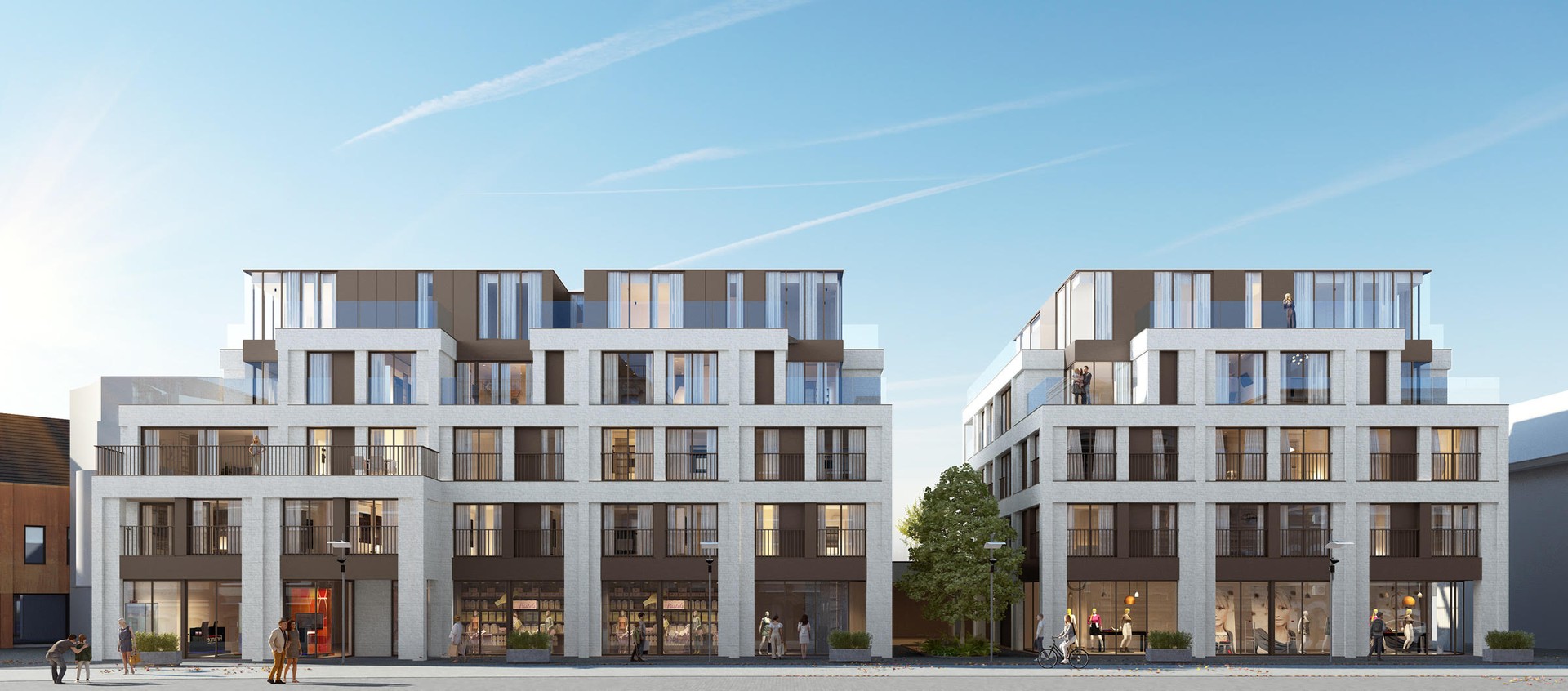 Nieuwbouwappartement met EPC A en terras in Wetteren te koop - foto 1