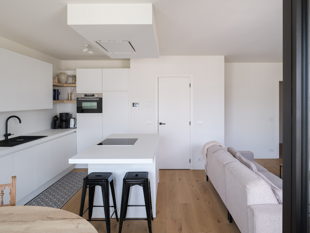 Lichtrijk appartement met twee volwaardige slaapkamers en zonneterras nabij het Baudelopark. - foto 4