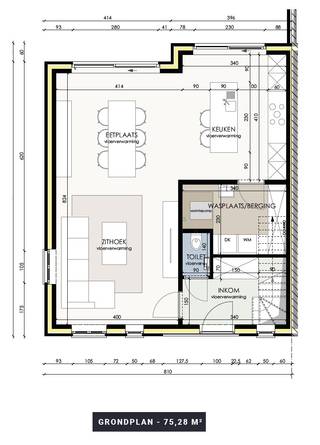 Langs de Borstelstraat in Houthulst wordt deze prachtige halfopen projectwoning (lot 2) gerealiseerd. De grote stijlvolle voordeur leidt naar...