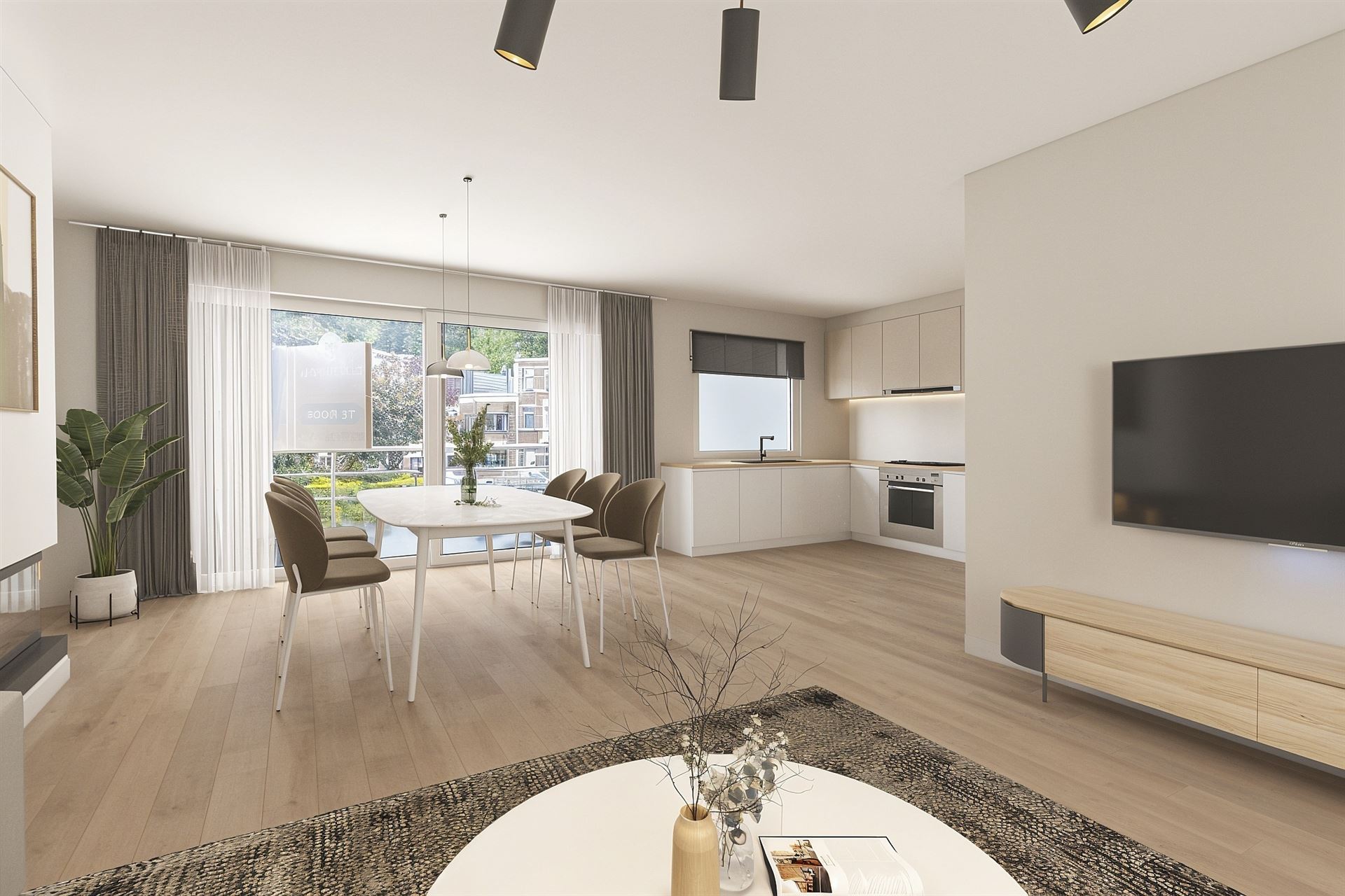 Appartement op de 1V met 2 slpks, dressing en 2 terrassen - foto 1