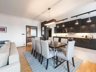 Gelegen in een luxueus gebouw aan de Louizalaan, tussen Kastelein en Flageyplein, gemeubeld appartement met een bruto vloeroppervlakte volgens EPC...