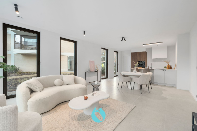 Green Square presenteert u 35 nieuwbouwappartementen en een winkelpand, letterlijk ónder de Kerktoren van Sleidinge. - foto 2