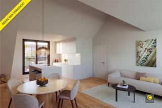 <p><span>In het centrum van Mortsel verrijst het nieuwbouwproject Evergreen!</span></p><p><span> </span></p><p><span>Het project omvat maar liefst 16 energiezuinige, moderne appartementen, verspreid over twee gebouwen rond een ruime en rustige binnentuin.</span><span><br /></span><span>Evergreen is een toonbeeld van duurzaam en comfortabel wonen, waarbij milieuvriendelijke oplossingen centraal staan.</span><span><br /></span><span>Bewoners profiteren hier van een toekomstgerichte leefomgeving die innovatie en leefkwaliteit perfect combineert.</span></p><p><span> </span></p><p><span>Dit appartement met drie slaapkamers en een oppervlakte van ongeveer 110 m² is gelegen op de tweede verdieping van blok A aan de Liersesteenweg 212 in Mortsel.</span></p>