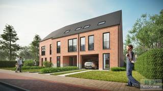Op een uitstekende locatie te centrum Berlaar bevindt zich dit prachtige kleinschalig nieuwbouwproject bestaande uit 3 nieuwbouwwoningen, 1 HOB en 2 gesloten bebouwingen.<br /><br />De woningen zijn voorzien van 4/5 gunstige slaapkamers met charmante tuin. Dit alles zorgt voor een unieke combinatie tussen rust en bereikbaarheid met invalswegen, omliggende gemeenten en oprit autostrade binnen handbereik.<br /><br />We betreden de woningen via de inkomhal met apart gastentoilet. Verder biedt de inkomhal toegang tot de zeer lichtrijke leefruimte door de vele raampartijen. Aansluitend bevindt zich de keuken dewelke voorzien is van alle hedendaagse kwalitatieve toestellen met aanpalende geriefelijke berging. <br /><br />Vanuit de leefruimte, verleend de trap ons toegang tot het 1 ste verdiep. Deze maakt plaats voor 3 gunstige slaapkamers, volledig uitgeruste badkamer en apart toilet.<br /><br />Tot slot geeft de vaste trap connectie naar de bovenste verdieping. Hier bevindt zich slaapkamer nummer 4 én is er de aanwezigheid van een polyvalente zolderruimte (mog. tot 5 de slaapkamer).<br /><br />Alle woningen genieten privatieve, overdekte parkeergelegenheid met aansluitend tuinberging of ruimte om fietsen te kunnen stallen.<br /><br />Standaard wordt er gebruik gemaakt van warmtepomp met vloerverwarming, ventilatiesysteem en zonnepanelen wat zorgt voor een energiezuinig leefcomfort.<br /><br />Tot slot zorgt het exceptioneel lastenboek voor een vrije keuze in afwerking!