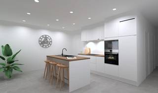 In het CENTRUM van HERZELE vlakbij de GROENLAAN komt het nieuwbouwproject residentie Starsky &amp; Hutch. <br />Dit benedenappartement heeft een eigen tuintje van 26,81m², een living met schuifraam naar het terras aan de rustige binnenkern achteraan! Het appartement telt 2 slaapkamers, badkamer met bad en douche mogelijkheid en een grote bergruimte. Mogelijkheid tot aankoop van een privatieve, overdekte staanplaats voor 1 of 2 wagens. <br />Neem zeker een kijkje op onze BEWEEGBARE 3D SIMULATIE op www.JUNOVASTGOED.be