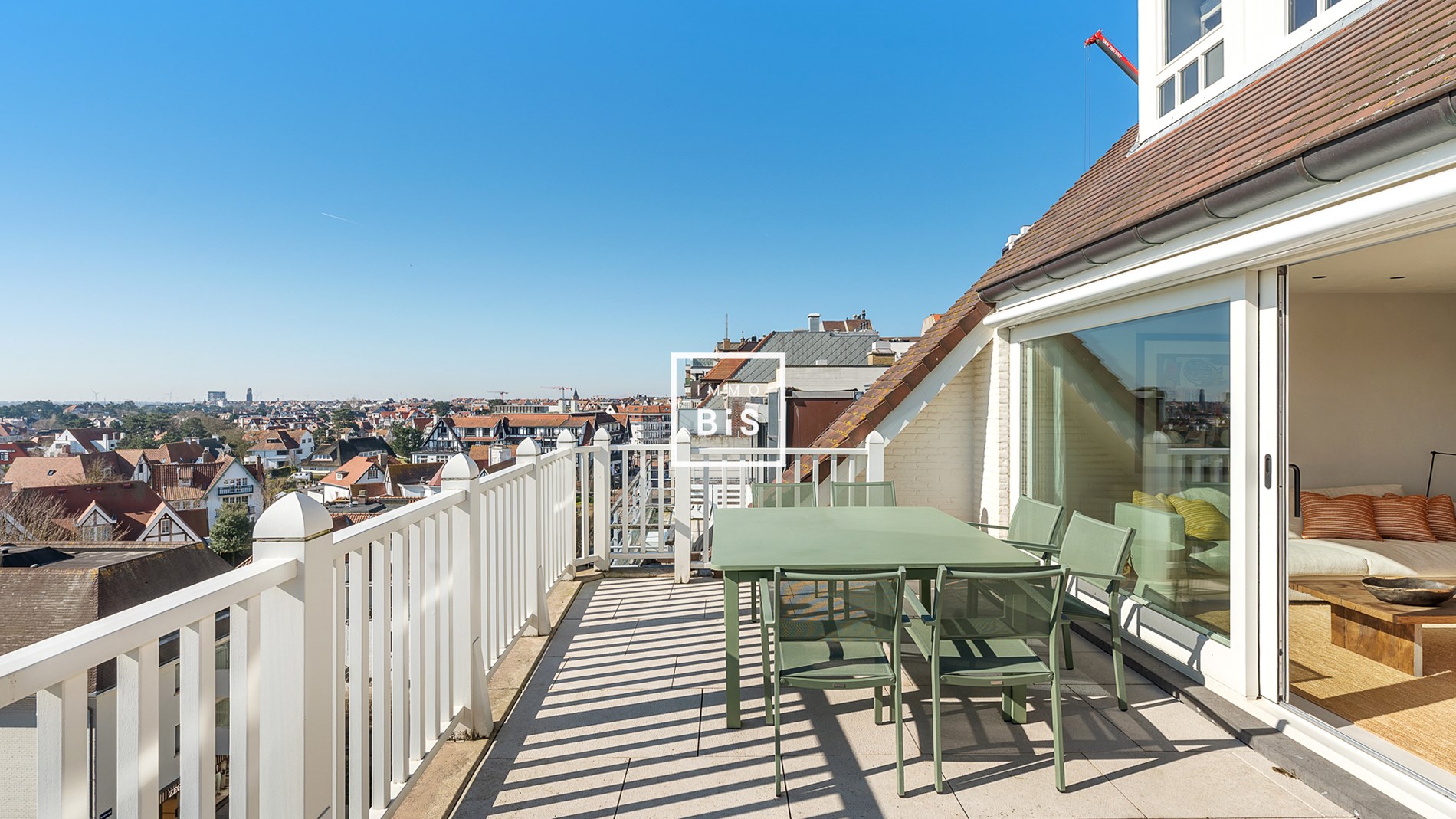 Luxe penthouse met magnifiek zonneterras en uniek uitzicht over het Zoute - foto 2