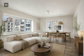 Op een uitstekende ligging in de Bayauxlaan te Knokke bevindt zich dit lichtrijke appartement met één slaapkamer te koop. <br /><br />Het appartement is gelegen in de residentie ‘Ocean’, waar de voorbije jaren reeds verschillende investeringen werden uitgevoerd in de gemene delen. De leefruimte geniet dankzij de vele raampartijen van een aangename natuurlijke lichtinval en biedt bovendien een subtiel streepje zeezicht, wat zorgt voor een extra vakantiegevoel.<br /><br />De praktische indeling omvat een lichtrijke leefruimte, een keuken, één volwaardige slaapkamer en een ensuite badkamer. De keuken en badkamer kunnen naar eigen smaak worden opgefrist, waardoor hier de mogelijkheid ontstaat om het appartement verder te personaliseren en er een aantrekkelijke kuststek van te maken.<br /><br />De ligging is een absolute troef. Vanuit de Bayauxlaan bereikt u vlot het strand en de Zeedijk, terwijl het levendige Rubensplein en de populaire Lippenslaan vlakbij gelegen zijn. Ook openbaar vervoer, winkels, restaurants en andere voorzieningen bevinden zich op wandelafstand. Hierdoor is het appartement zowel voor eigen gebruik als voor (vakantie)verhuur bijzonder interessant.<br /><br />Mooi aanbod voor wie op zoek is naar vastgoed in Knokke-Heist! <br /><br />Wenst u meer informatie of een bezoek? Neem dan contact op met onze vastgoedexpert Arne Vandierendonck 0493 25 35 85 of arne.vandierendonck@dewaele.com <br /><br />Bestuursmaatregelen in het maatregelenregister: nee<br /><br />Deze AI-visualisaties zijn bedoeld als inspiratie. Er werd geen rekening gehouden met technische specificaties, stedenbouwkundige voorschriften of de concrete mogelijkheden tot realisatie.