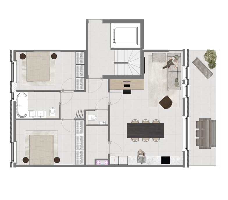 Appartement à vendre à Alveringem avec 2 chambres - photo 2