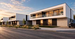 <strong>LUXUEUS NIEUWBOUWPROJECT</strong> met royale woonoppervlakte, <strong>DUURZAME TECHNIEKEN</strong> en een <strong>UITSTEKENDE BEREIKBAARHEID</strong> in Oosterzele. Dit exclusief project omvat <strong>VIJF HOOGWAARDIGE WONINGEN</strong> met een <strong>PRACHTIG UITZICHT OVER DE LANDELIJKE OMGEVING</strong>. Elke woning beschikt over een <strong>BEWOONBARE OPPERVLAKTE VAN 208 M²</strong>, <strong> AANGELEGDE TUIN</strong>, carport, tuinberging van 15 m² en twee terrassen van telkens 16 m² op zowel het gelijkvloers als de verdieping. Bij de bouw wordt sterk ingezet op kwaliteit en energiezuinig wonen dankzij <strong>ZONNEPANELEN, VLOERVERWARMING EN EEN LUCHT-WATER WARMTEPOMP</strong>. Tenslotte geniet u hier van de rust en het <strong>GROENE KARAKTER VAN DE BUURT</strong>, terwijl <strong>GENT EN ZOTTEGEM</strong> dankzij de nabijheid van belangrijke invalswegen vlot bereikbaar zijn. Ook <strong>PENDELAARS</strong> vinden hier een ideale uitvalsbasis met het <strong>STATION VAN BALEGEM-ZUID</strong> op slechts 850 meter.<br /><br /><span><strong>Prijs exclusief BTW en kosten. Verkoop onder het BTW-stelsel. Mogelijkheid tot <u>aankoop aan 6% BTW</u> indien voldaan wordt aan de wettelijke voorwaarden.</strong></span><br /><br />Adres: Boerenstraat lot 1-5 te Oosterzele<br /> 
