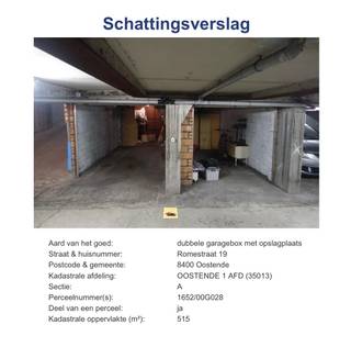 Garage for sale in Ostend