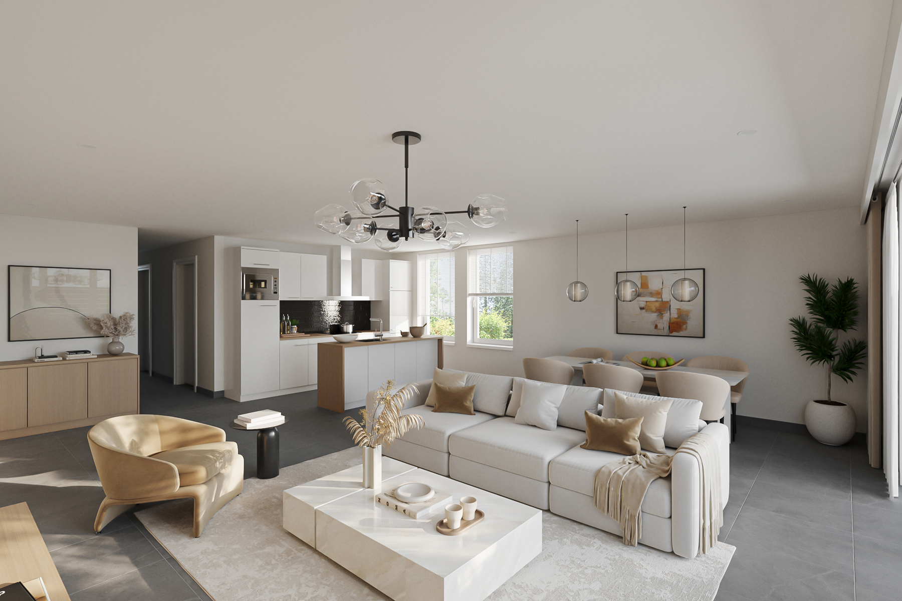 GLV 3-slpk. appartement (121m²) met tuin &amp; 2 parkeerplaatsen - foto 3