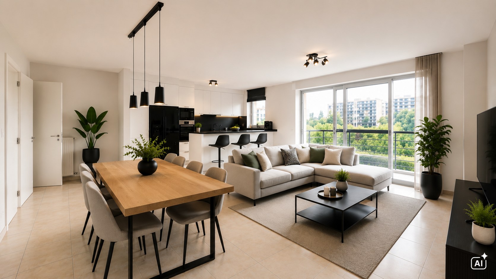 Exclusief appartement van ca. 142 m² met 3 slaapkamers, terras, autostaanplaats en uniek zicht op de Buylaers - foto 5