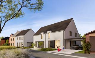 <p><b> 9 NIEUWBOUWWONINGEN TE KERKSKEN – UW NIEUWE THUIS IN EEN RUSTIGE, GROENE OMGEVING! </b><b></b></p>
<p>Ontdek deze 9 prachtige nieuwbouwwoningen, ideaal gelegen in het charmante Kerksken, een oase van rust met tal van wandelwegen in de buurt. Perfect voor wie houdt van een landelijke omgeving, zonder in te boeten op comfort en bereikbaarheid.<br /><span>De natuur rondom de woningen en in de buurt draagt bij tot een gezonde en rustige leefomgeving.</span><br />Alle winkels, scholen en zorgverlening is zeer vlot bereikbaar op ongeveer 1 km.<br />Dit project combineert moderne architectuur met de charme van een rustige woonomgeving. Een droomlocatie voor gezinnen, jonge koppels en iedereen die het beste zoekt van twee werelden: rust en gemak.<br />De woningen beschikken over hoogwaardige materialen en alle moderne technieken zoals een warmtepomp, vloerverwarming en hernieuwbare energie waardoor je een lage energiefactuur zal bekomen.<br />Alle woningen beschikken over 3 slaapkamers, luxueuze badkamer, een grote lichtrijke leefruimte met semi-open keuken, een handige berging grenzend aan de keuken. Deze geeft toegang naar het achtergelegen terras.<br />De zolder biedt een extra ideale bergruimte.<br />Er is keuzevrijheid in ons aanbod: met garage of met carport, met warmtepomp of gascondensatieketel.<br /><br />Deze woningen verdienen je aandacht. <br />Neem vandaag nog contact op voor meer informatie of een bezoek op het kantoor van Aeygems Vastgoed!<br /><b></b></p>