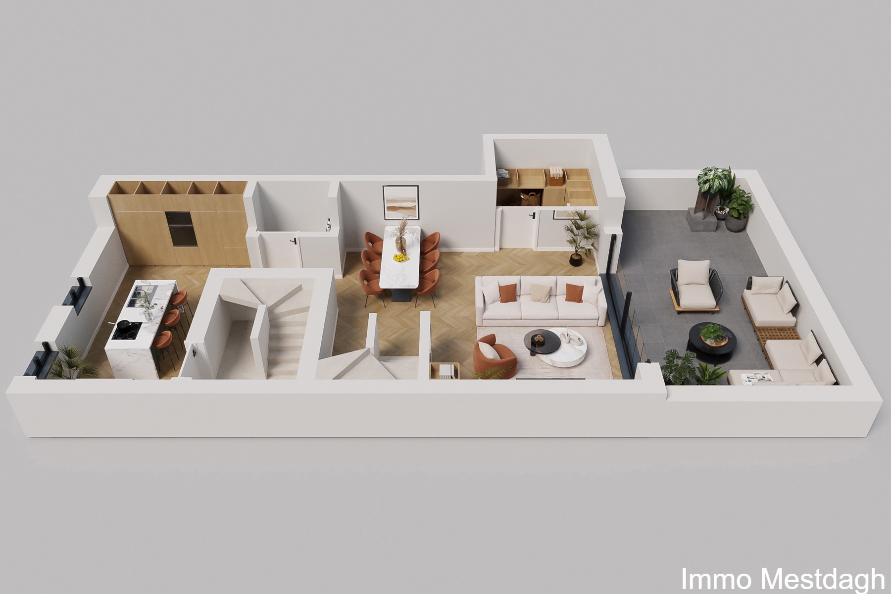 Prachtig nieuwbouw (2025) duplex appartement met terras en autostaanplaats - foto 2