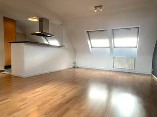 Dit energiezuinige appartement geniet van een gunstige ligging op wandelafstand van het centrum van Aalst en de Grote Markt. Dankzij deze centrale maar rustige ligging zijn tal van winkels en voorzieningen vlot bereikbaar. Ook het station bevindt zich op fietsafstand. Bovendien zorgt de nabijheid van de autosnelweg voor een vlotte verbinding met omliggende steden en belangrijke invalswegen<br /><br />Het appartement bevindt zich op de derde verdieping in een gebouw met lift. Bij het binnenkomen kom je in de inkomhal die toegang geeft tot een lichtrijke leefruimte met open geïnstalleerde keuken en aanpalende bergruimte. Verder beschikt het appartement over een apart toilet, een badkamer met enkele wastafel en ligbad met douchefunctie en één volwaardige slaapkamer. Tevens werden ingemaakte kasten voorzien in de hal en is een private kelderberging inbegrepen in de huurprijis. <br /><br />Een extra troef is het ruime terras dat aansluit op de leefruimte. Hier kan je in alle rust en met volledige privacy genieten. Dit appartement combineert een centrale ligging met comfort, rust en energiezuinigheid. Meteen beschikbaar. 750 EUR/ maand. GEEN GEMEENSCHAPPELIJKE LASTEN!