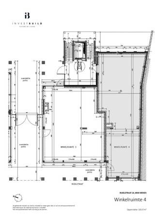 <p>&amp;#128205; BELRIO Menen (Rijselstraat 14- Winkelruimte 4) – via <strong>ERA DOMUS</strong></p>

<p>Ontdek deze interessante <strong>commerciële opportuniteit op een zichtlocatie aan de straatzijde</strong>. Dit pand met een oppervlakte van <strong>104 m²</strong> geniet van een uitstekende visibiliteit en is daardoor bijzonder geschikt voor zowel <strong>winkel- als kantooractiviteiten</strong>.</p>

<p>&amp;#127807; <strong>Troeven van dit pand:</strong></p>

<ul><li>104 m² bruikbare commerciële ruimte</li><li>Gelegen aan de straatzijde met sterke zichtbaarheid</li><li>Ideaal voor winkel, praktijk of kantoor</li><li>Flexibele indeling met diverse invullingsmogelijkheden</li></ul>

<p>&amp;#127919; Een ideale locatie voor ondernemers die op zoek zijn naar een <strong>goed zichtbare en toegankelijke handels- of kantoorruimte</strong>.</p>

<p>&amp;#128222; <strong>Interesse?</strong> Neem contact op met <strong>ERA DOMUS</strong> voor meer informatie of een bezoek ter plaatse.</p>

<p>&amp;#128073; Een mooie kans om uw activiteit zichtbaar te vestigen op deze locatie.</p>