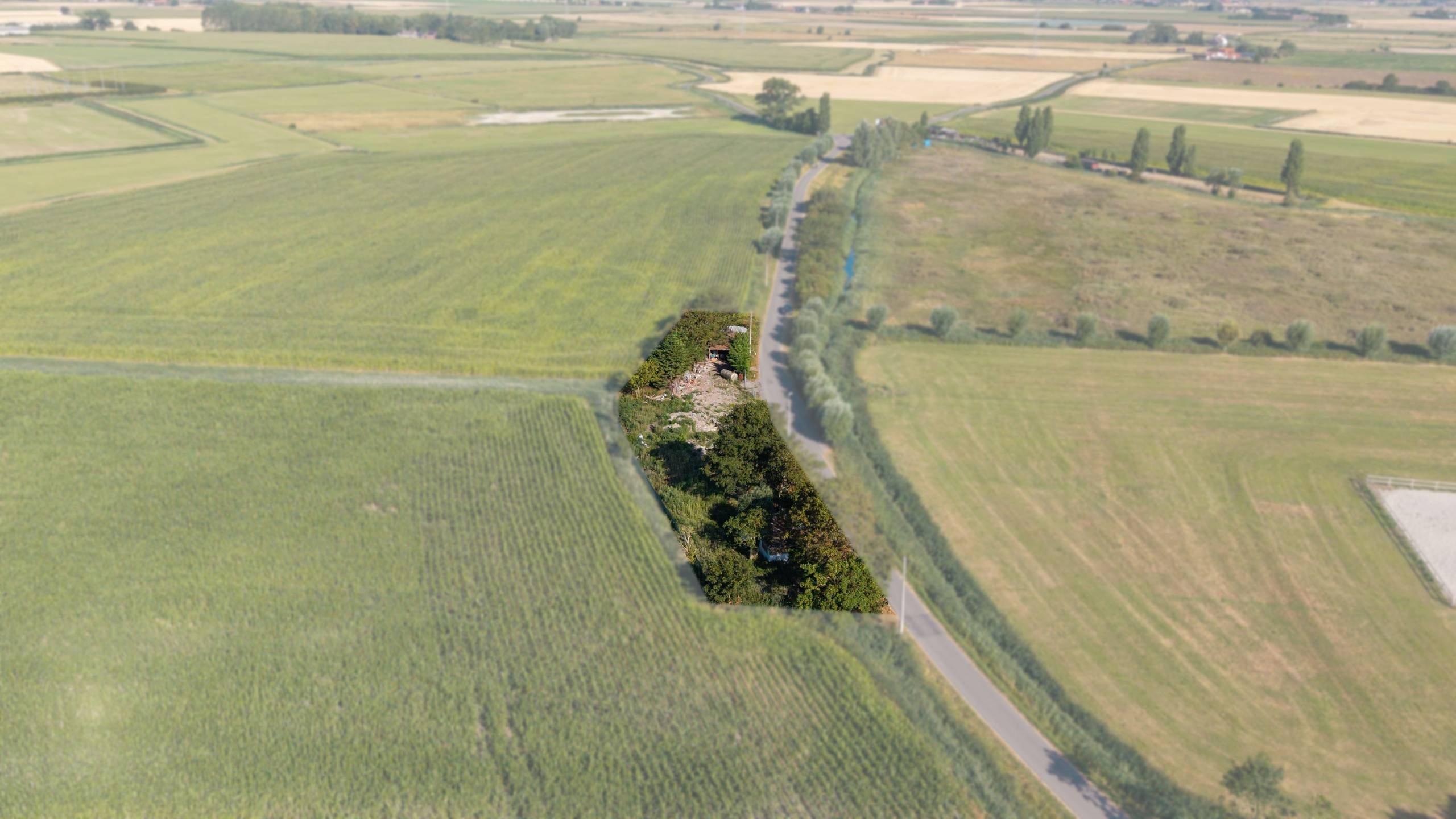 Bouwgrond op toplocatie te midden de velden nabij Stalhille, Jabbeke. - foto 5