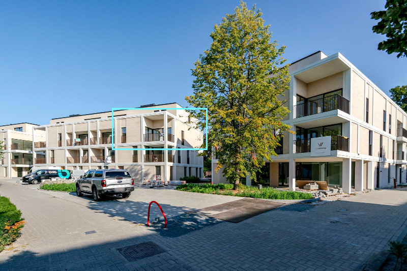 APPARTEMENT MET 2 SLAAPKAMERS, 2 BADKAMERS EN ONDERGRONDSE AUTOSTAANPLAATS TE HUUR IN SLEIDINGE - foto 2