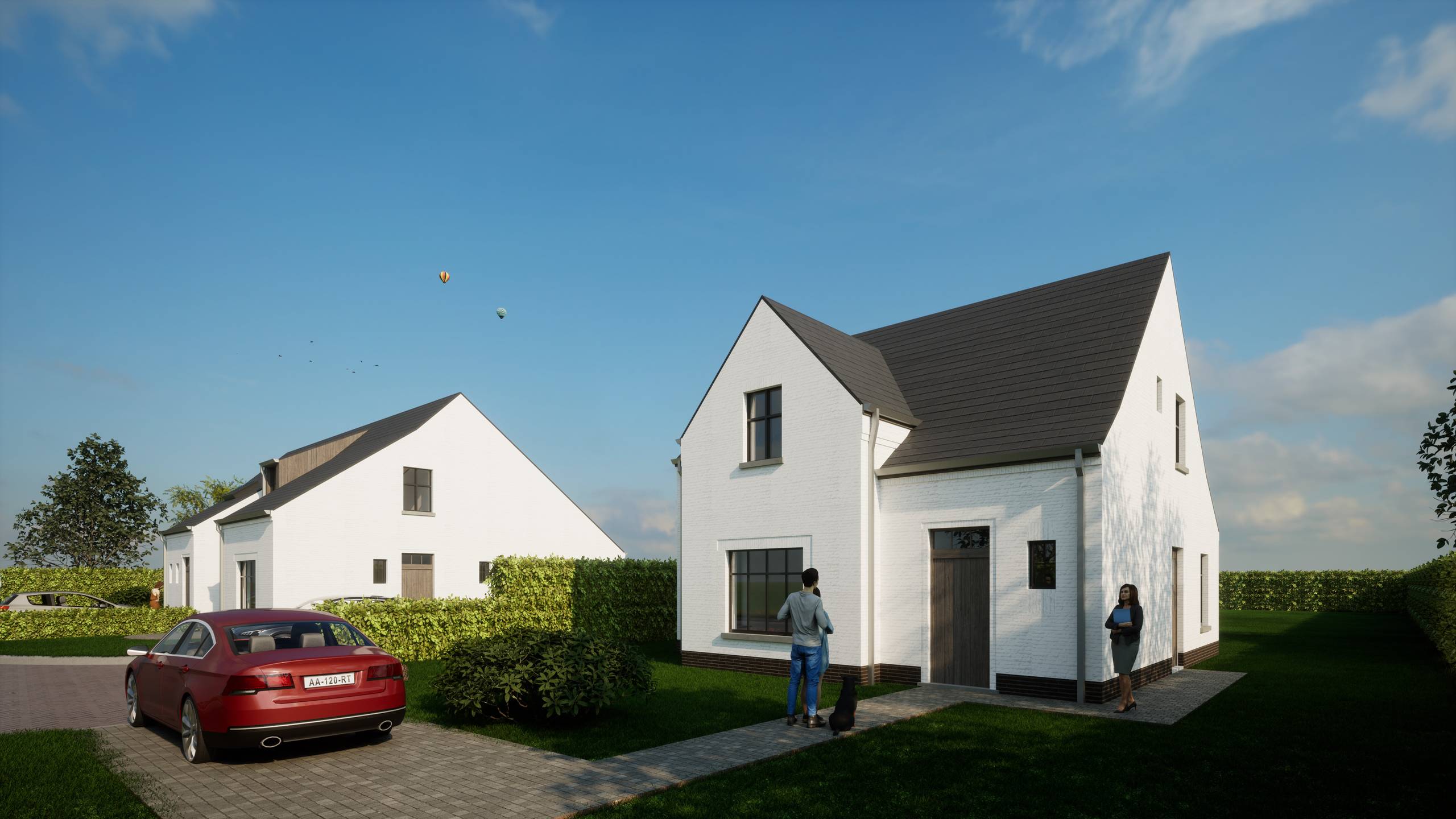 3 nieuwbouwwoningen in centrum Petegem-aan-de-Schelde - foto 5