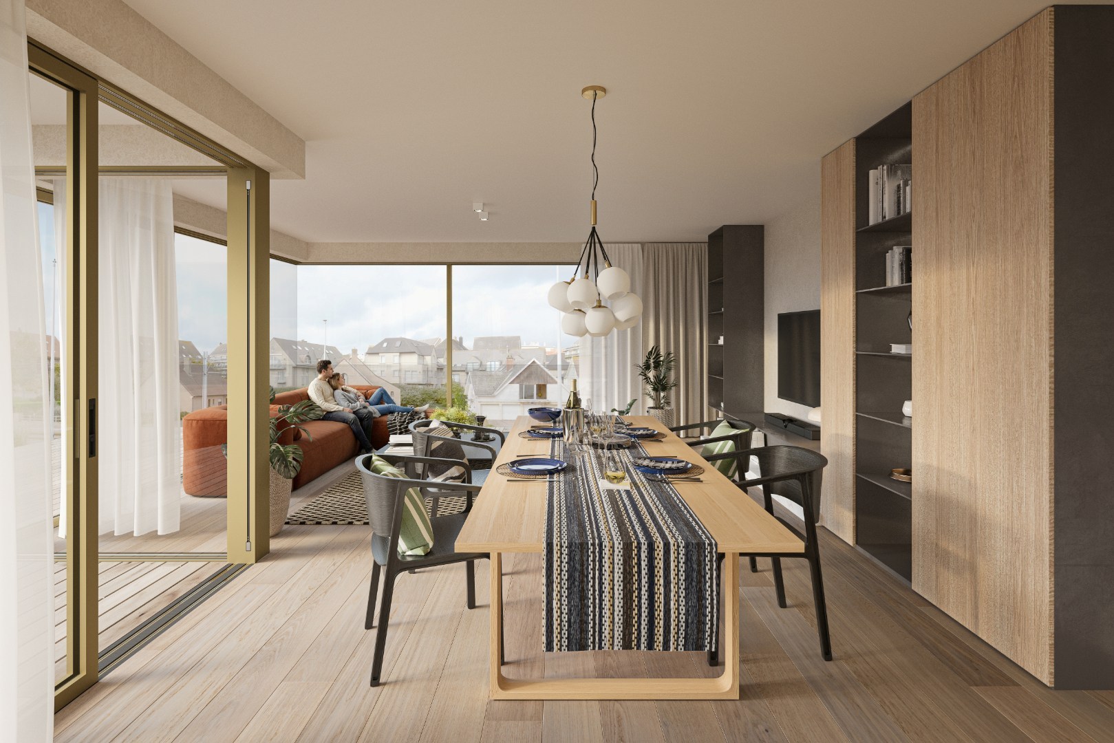 Gezellig 1-slaapkamer appartement met een fantastische woonkamer - foto 4