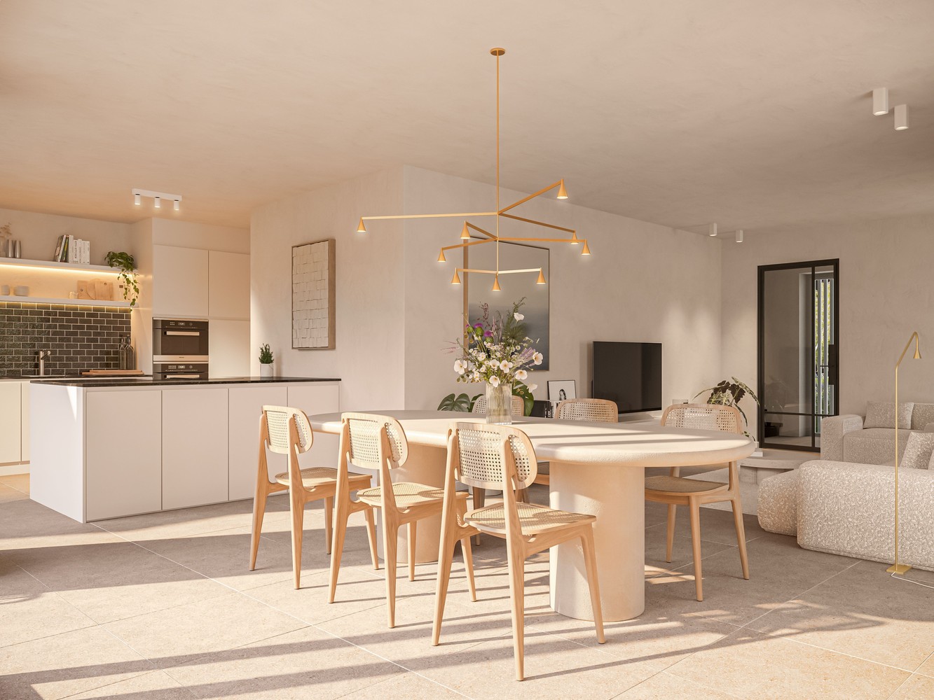 Energieneutrale halfopen woning met 4 slaapkamers in Zwijnaarde - foto 4