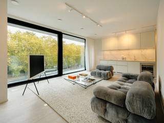 Ideaal gelegen tegenover de Abdij van Ter Kameren, in de nieuwe residentie "The Metropolitan", biedt dit gemeubileerde appartement een...